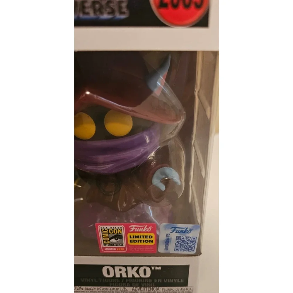 Funko POP! SDCC 2026 Excl Masters Universe MOTU Orko OFFICIAL STICKER In hand